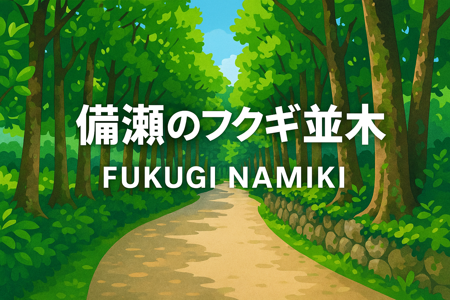 備瀬のフクギ並木